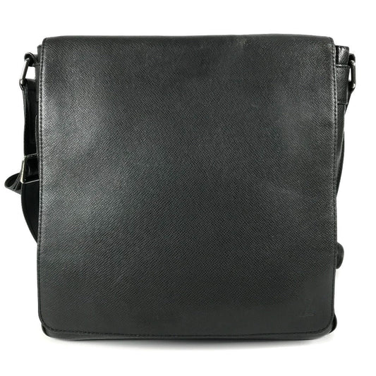 Louis Vuitton M32702 Taiga Milo Leather Black Shoulder Bag