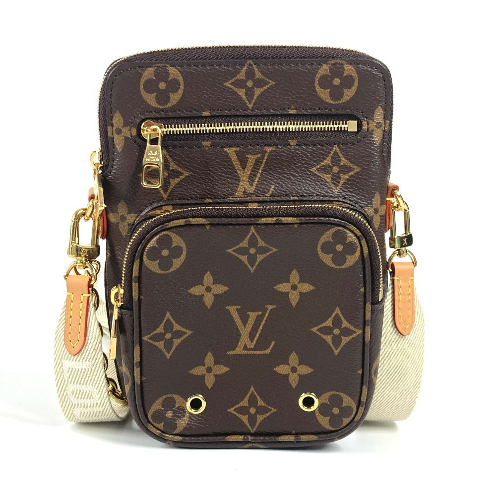 Louis Vuitton M80746 Utility Monogram Canvas Brown Crossbody Bag Mo 2