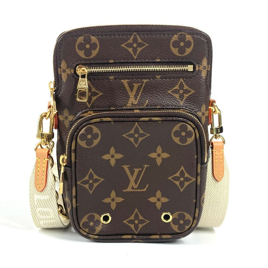 Louis Vuitton M80746 Utility Monogram Canvas Brown Crossbody Bag Mo 2