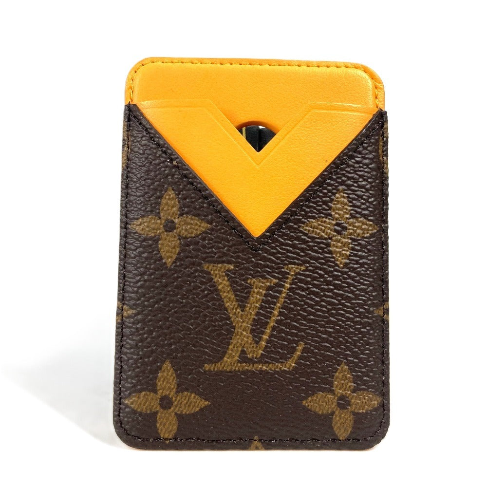 Louis Vuitton M12853 yellow Porto Cult Magnet Monogram Canvas Wallet Case