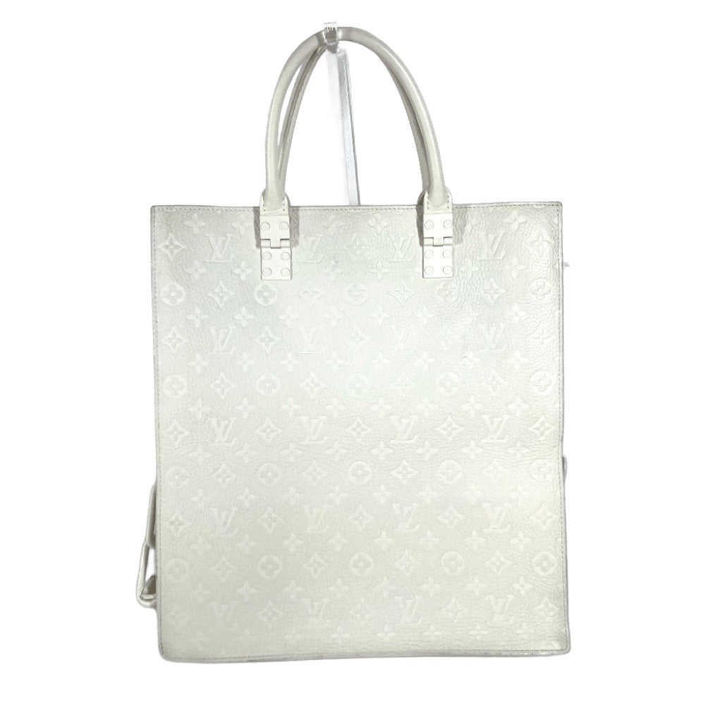 Louis Vuitton M53265 Taurillon Clemence Taurillon Clemence Monogram Leather White Handbag