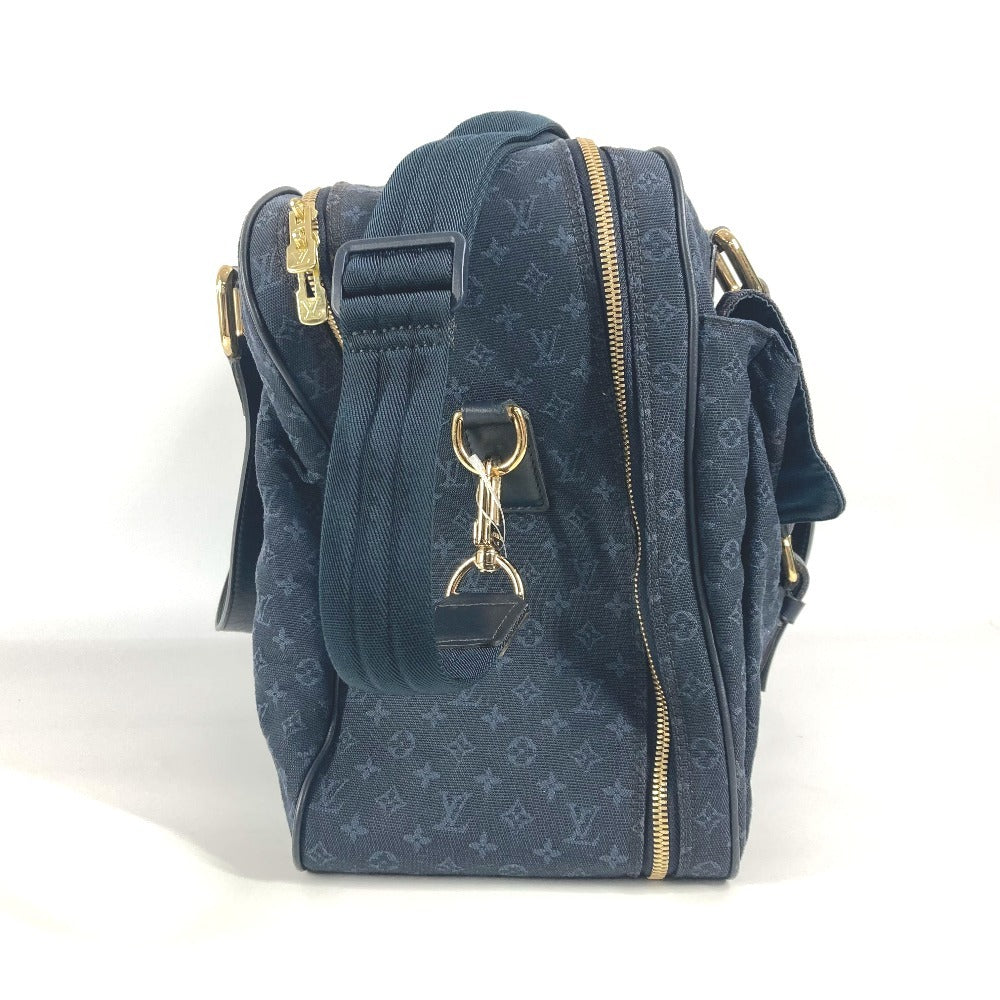 Louis Vuitton Boston Duffel M42331 Claudine Monogram Canvas Navy Mini Travel Bag