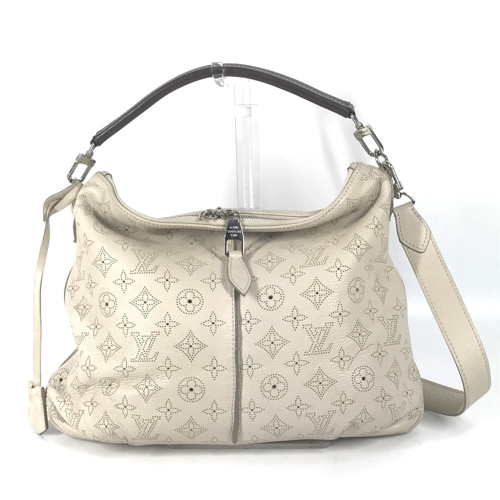 Louis Vuitton M94275 mahina Serene PM Monogram Leather Beige Shoulder Bag