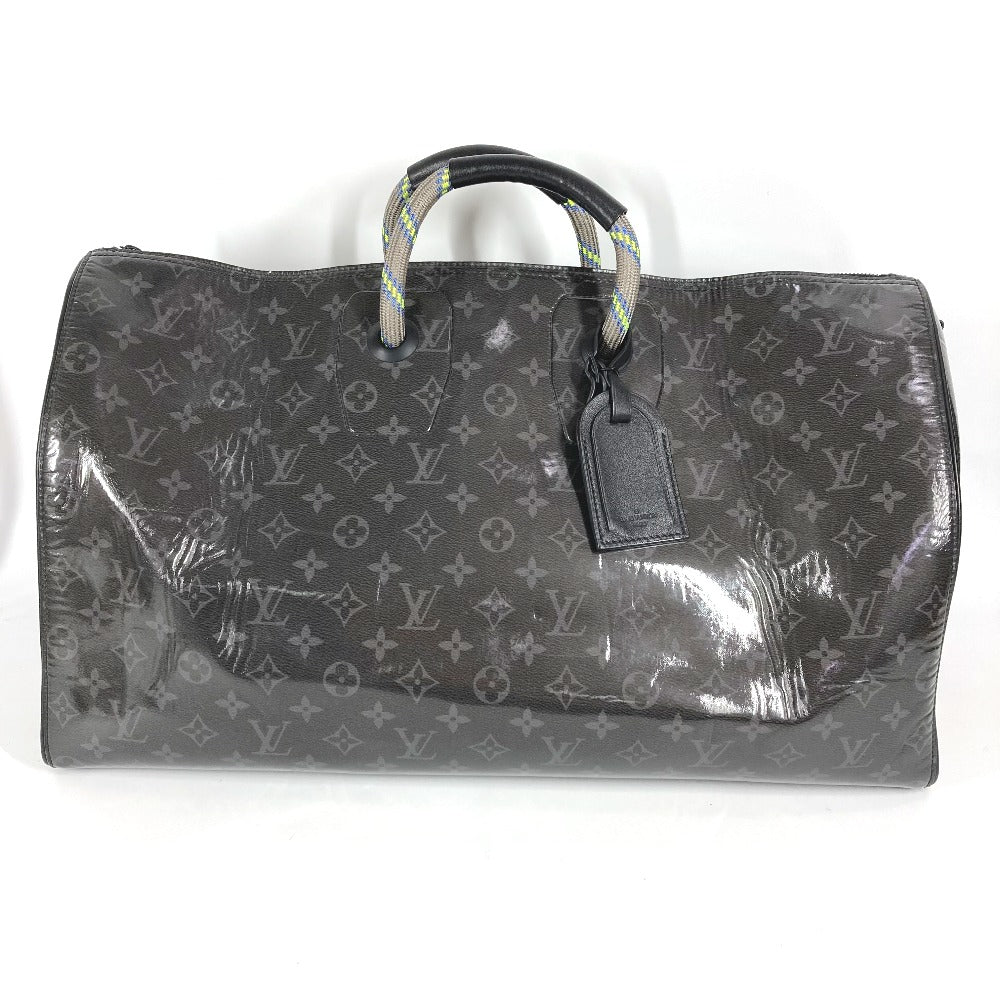 Louis Vuitton Boston Duffel M43901 Eclipse Glaze Monogram Black Travel Bag