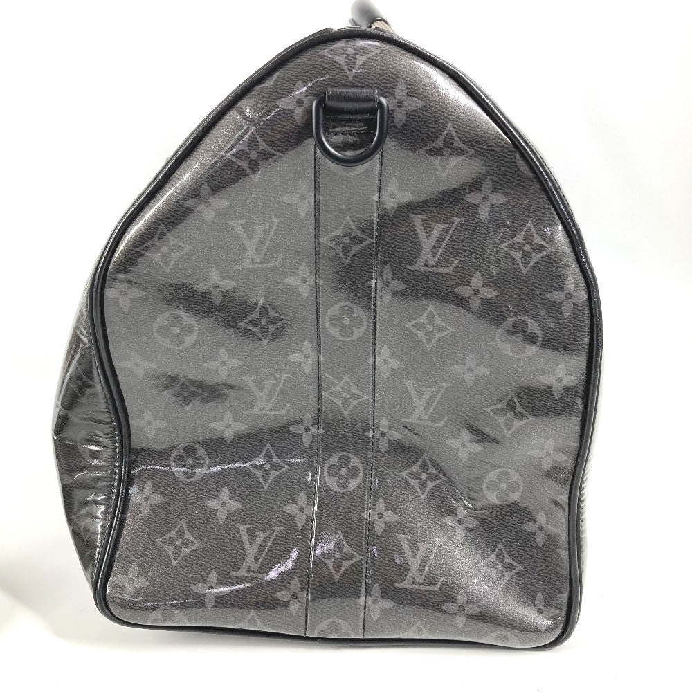 Louis Vuitton Boston Duffel M43901 Eclipse Glaze Monogram Black Travel Bag