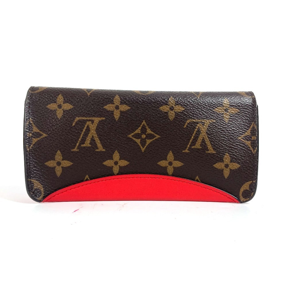 Louis Vuitton glasses Etui Lunette Woody Monogram Canvas Red Sunglasses