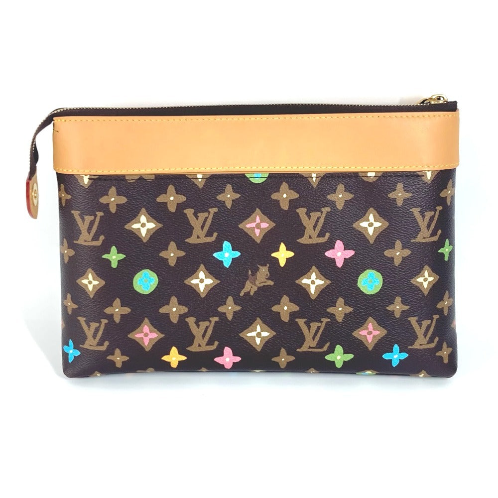 Louis Vuitton M83568 Craggy Pochette Voyage Monogram Canvas Brown Clutch Bag