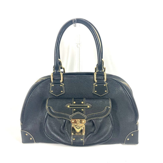 Louis Vuitton M91892 Suhari Spaerb Leather Black Handbag