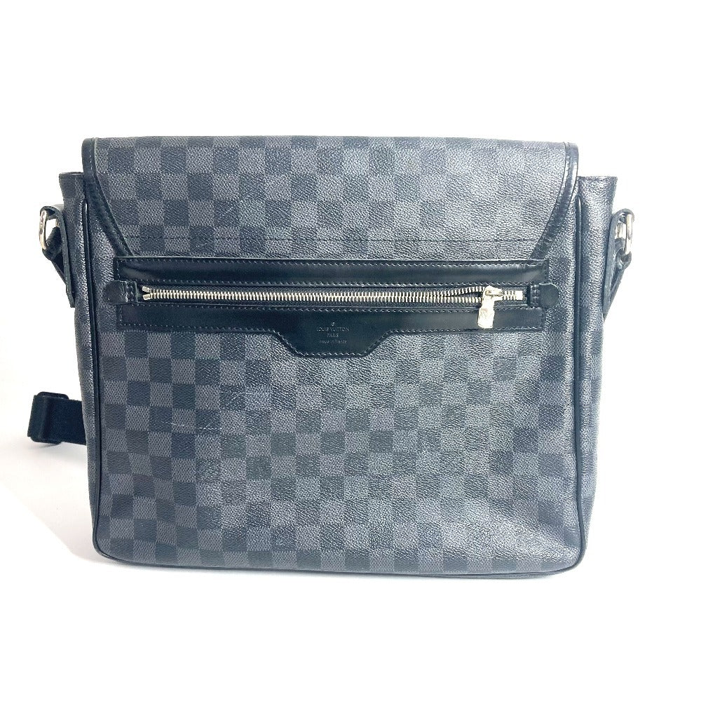 Louis Vuitton N58029 Damier Grafitto Damier Grafitte Canvas Black Shoulder Bag
