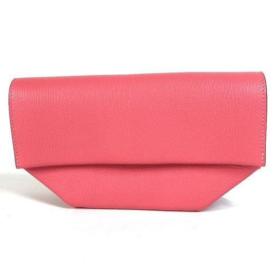 Hermes Clutch Bag Shave Opry Clutch Pink