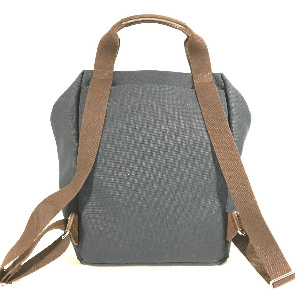 Hermes Backpack Cotton Sacked Panther Jug Room Navy