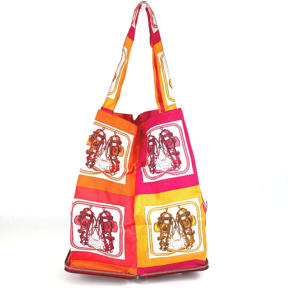 Shoulder Bag Bags Eco Bags Folding Silky Leather Red