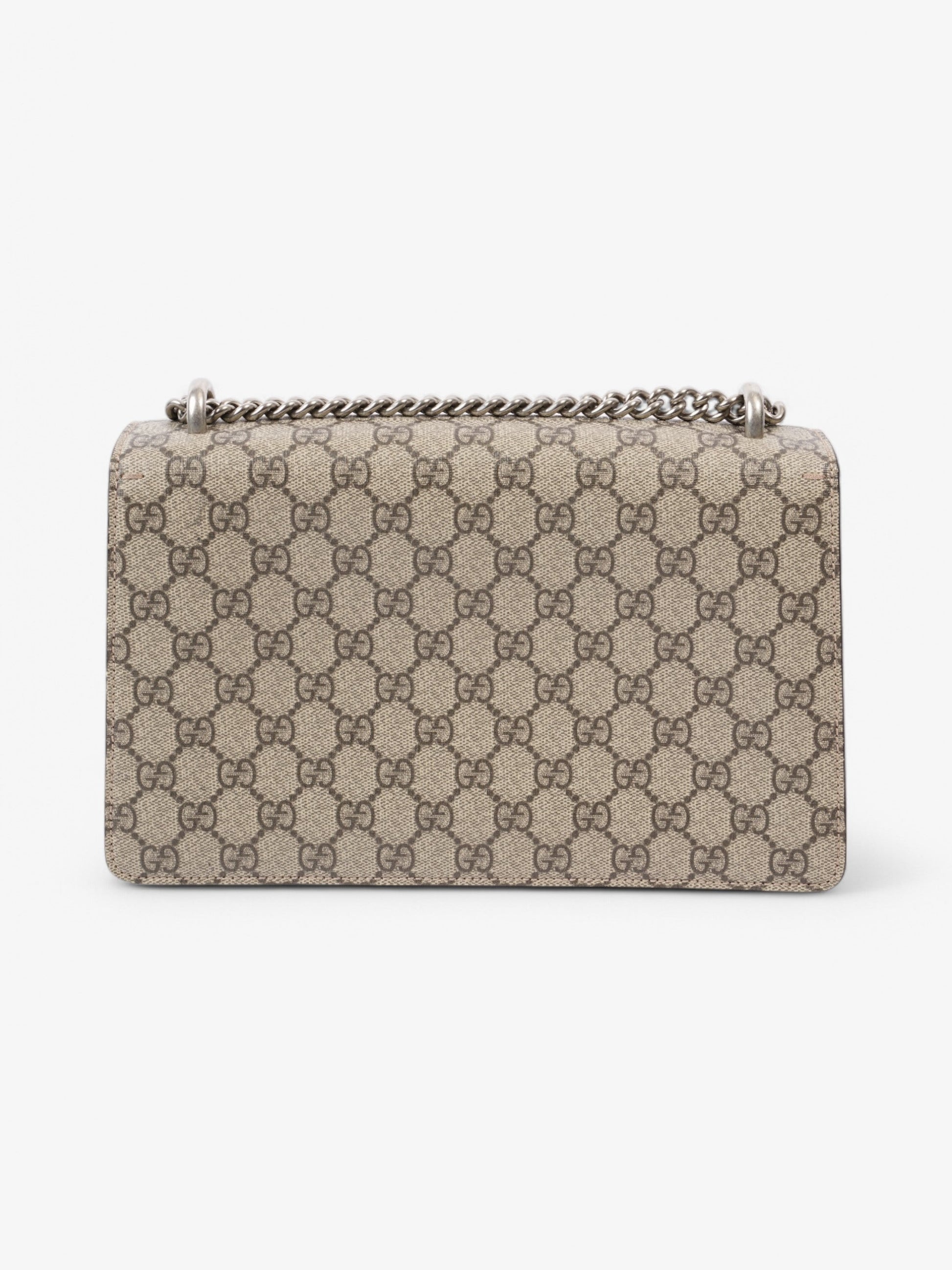 Gucci Dionysus Supreme Ebony Coated Crossbody Bag Canvas Beige