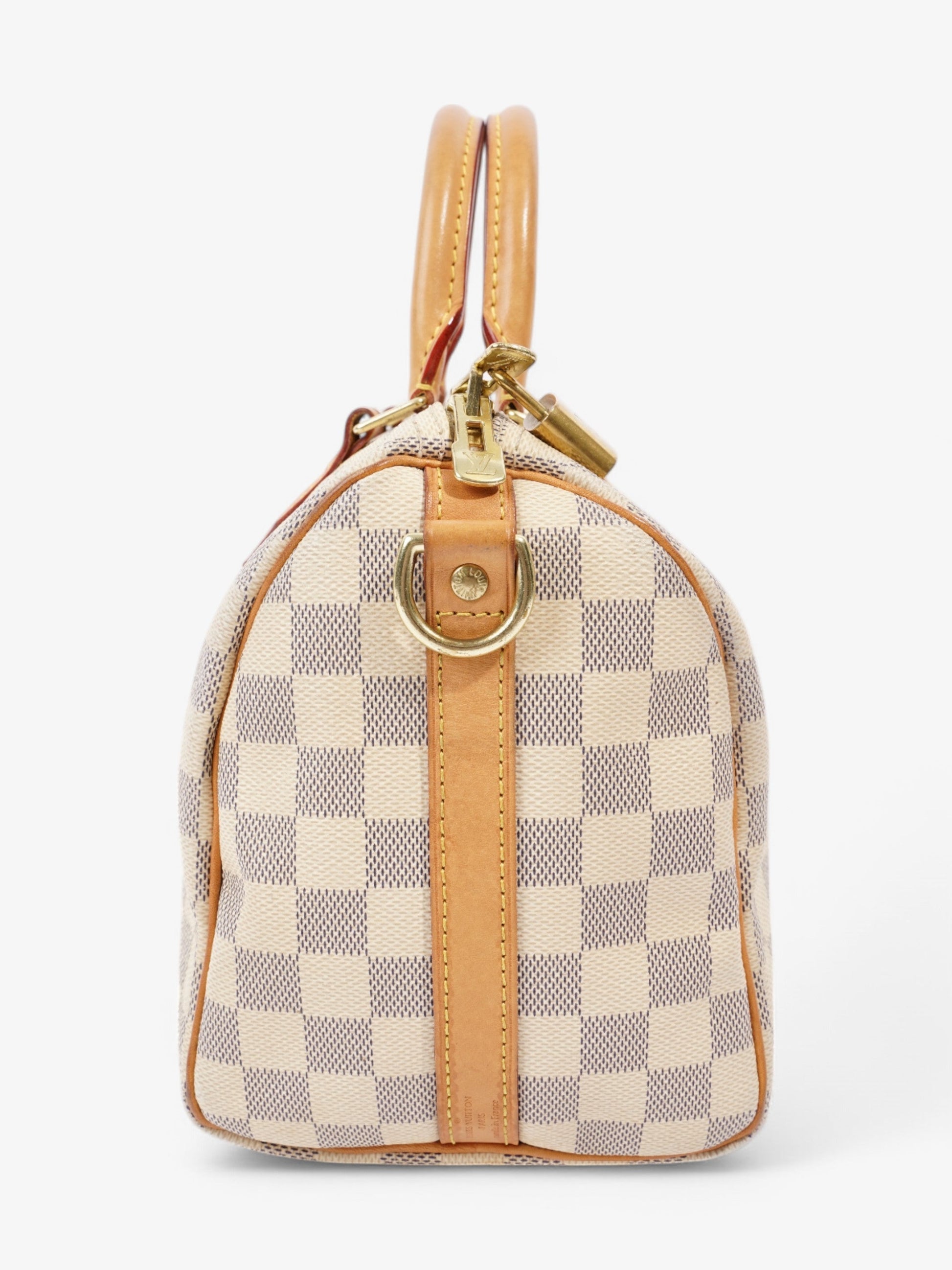 Louis Vuitton Speedy Bandoulière Azur Coated 25 Canvas Coated Canvas Damier Apparel