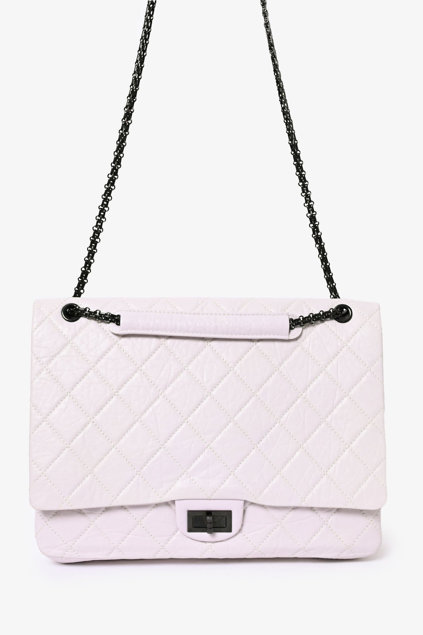Chanel ™ 2008/9 Grey Leather Quilted 2.55 Reissue XL Accessory