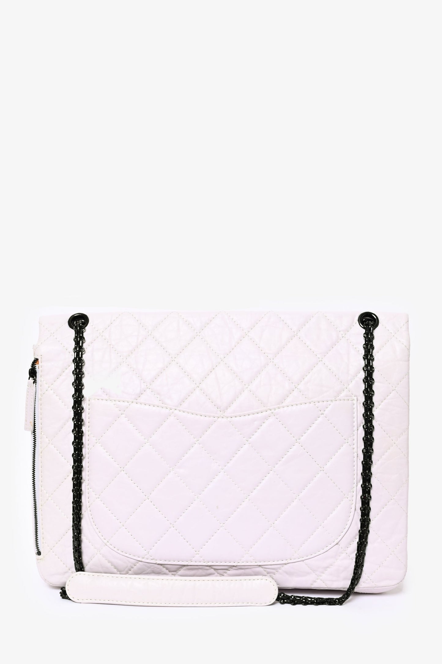 Chanel ™ 2008/9 Grey Leather Quilted 2.55 Reissue XL Accessory