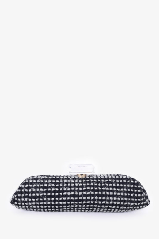 Chanel ™ 2002/03 Black/Silver Tweed Clutch