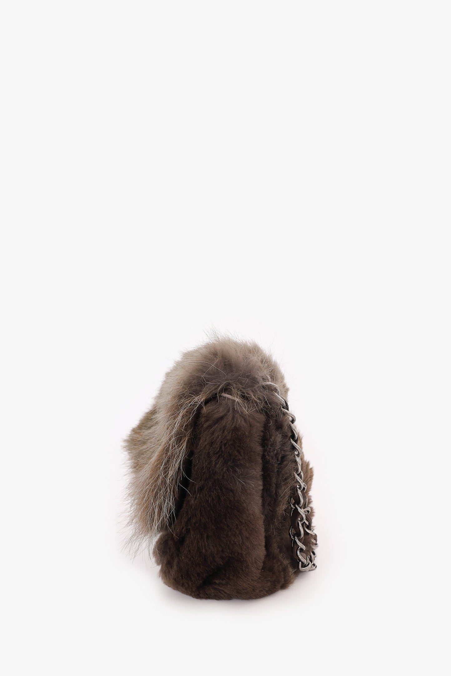 Chanel ™ 2013-14 Brown Fur CC Flap Bag