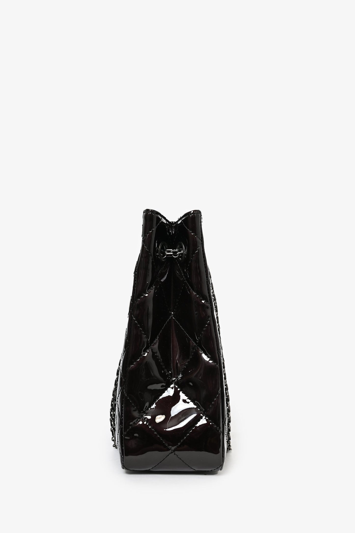 Chanel ™ 2011/12 Dark Purple Patent Quilted Leather 2.55 Reissue Tote Bag
