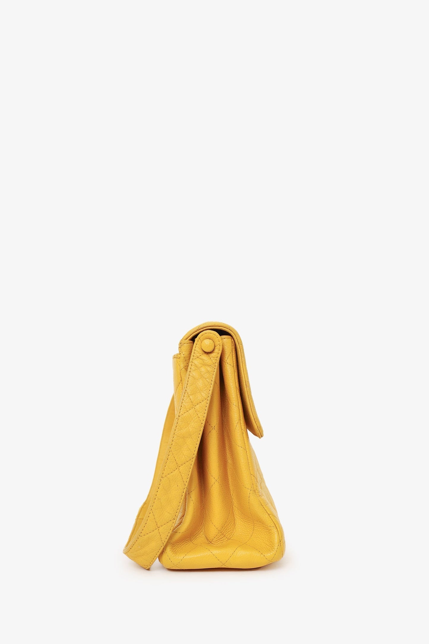 Chanel ™ Yellow Caviar Leather CC Shoulder Bag