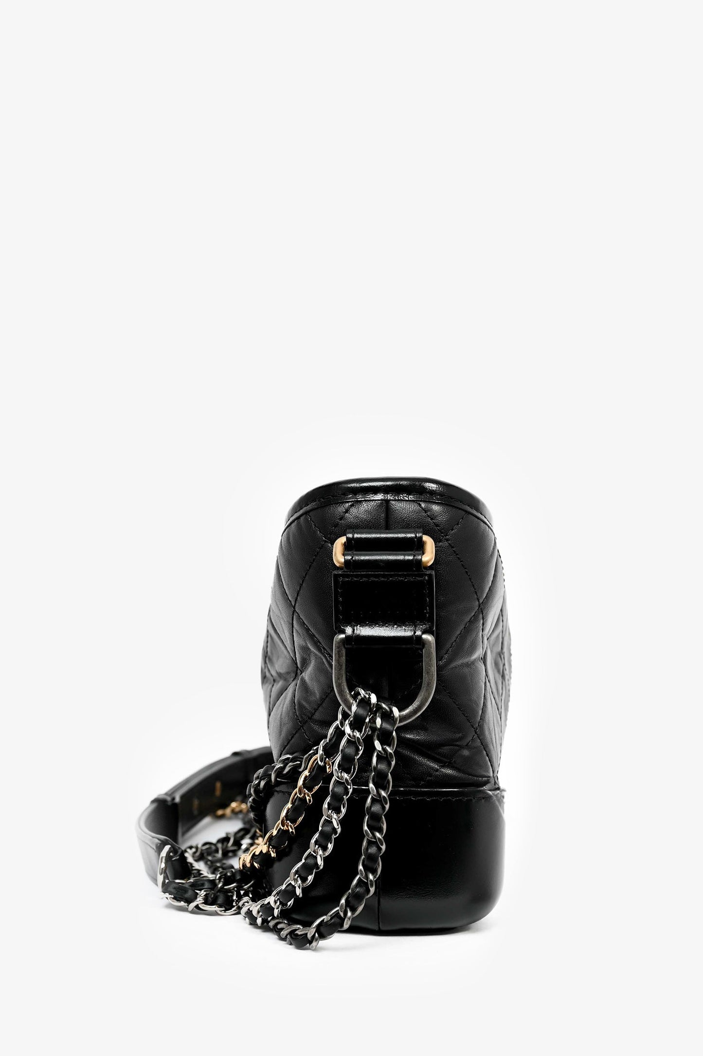 Chanel ™ 2019 Black Lambskin Leather Small Gabrielle Accessory