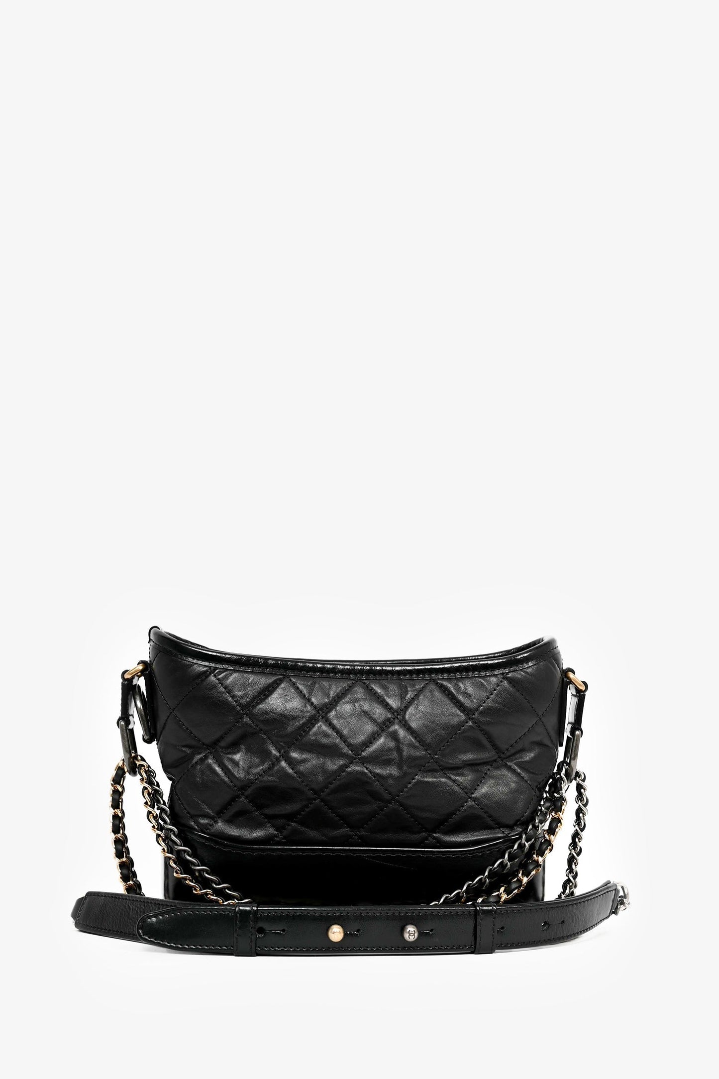 Chanel ™ 2019 Black Lambskin Leather Small Gabrielle Accessory