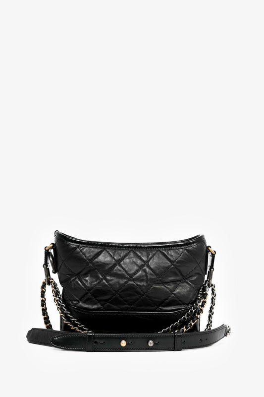 Chanel ™ 2019 Black Lambskin Leather Small Gabrielle Accessory