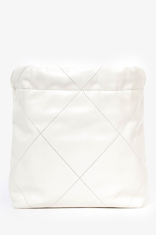 Chanel ™ 22 White Lambskin Mini Hobo