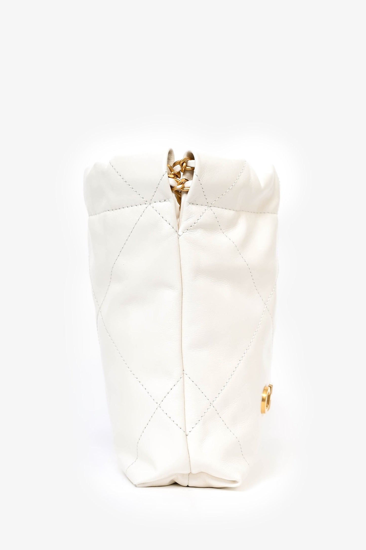 Chanel ™ 22 White Lambskin Mini Hobo