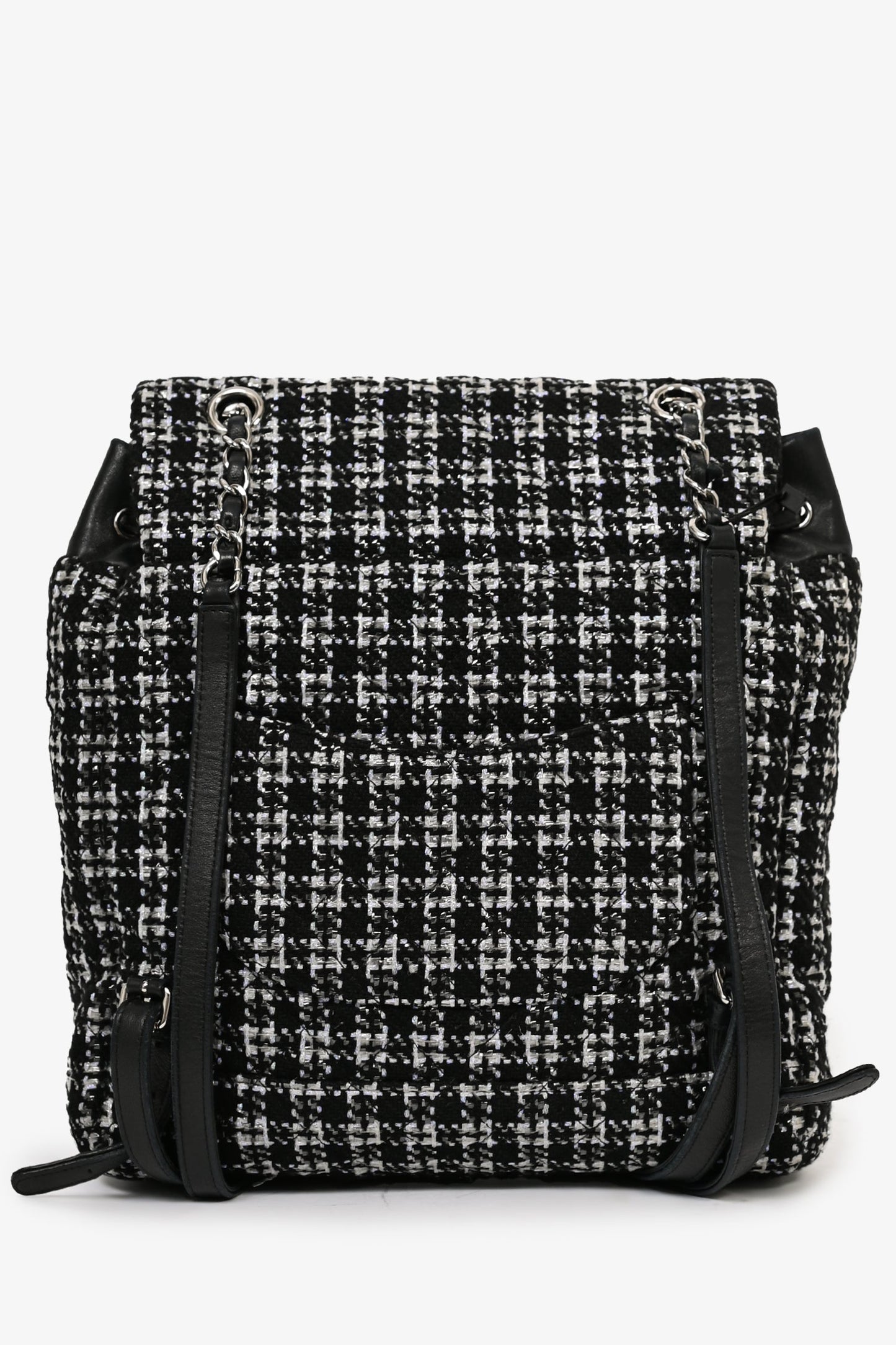 Chanel ™ 2016 Black/Silver Tweed 'Urban Spirit' Backpack