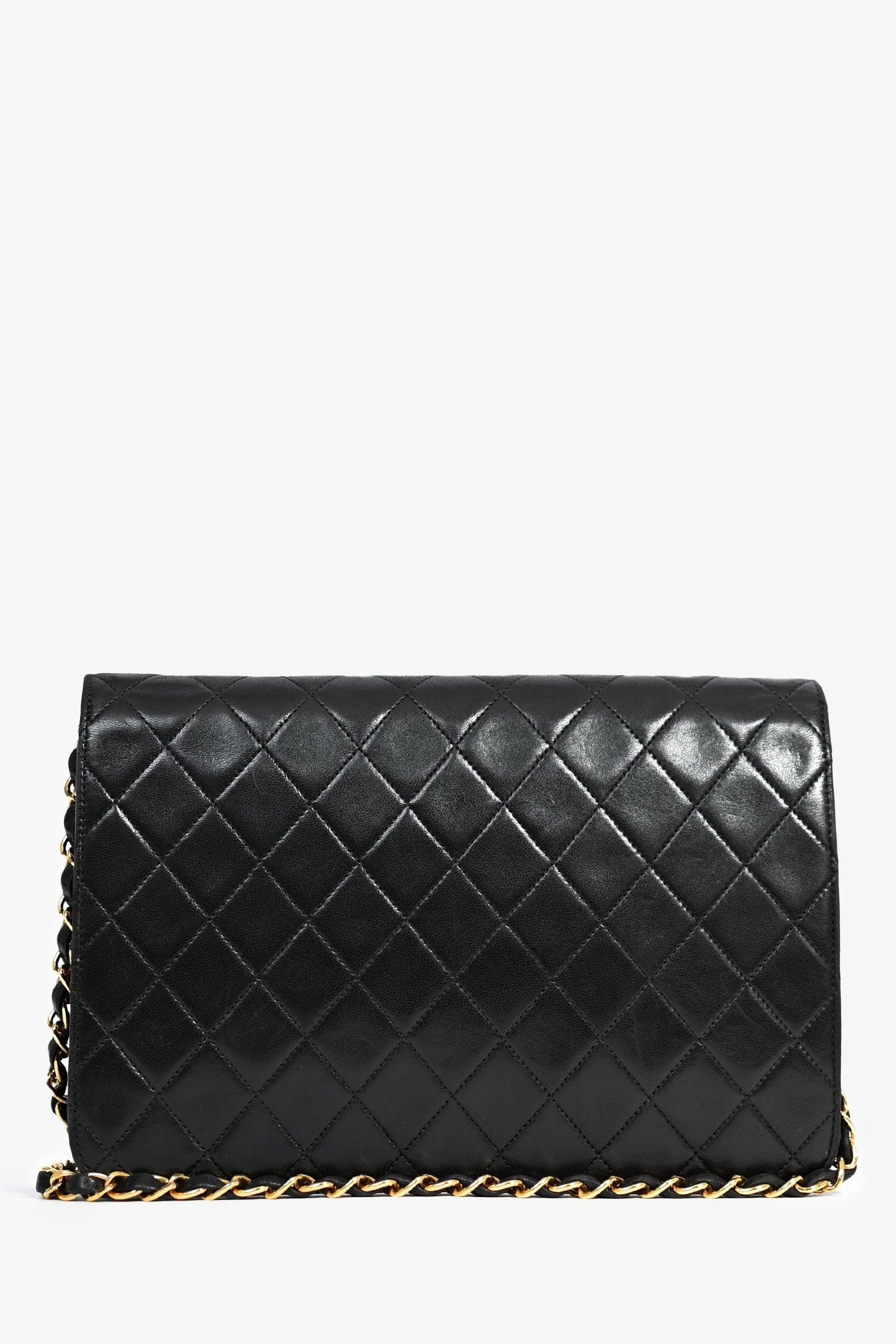 Chanel ™ 1994 Black Lambskin Single Chain Flap Bag