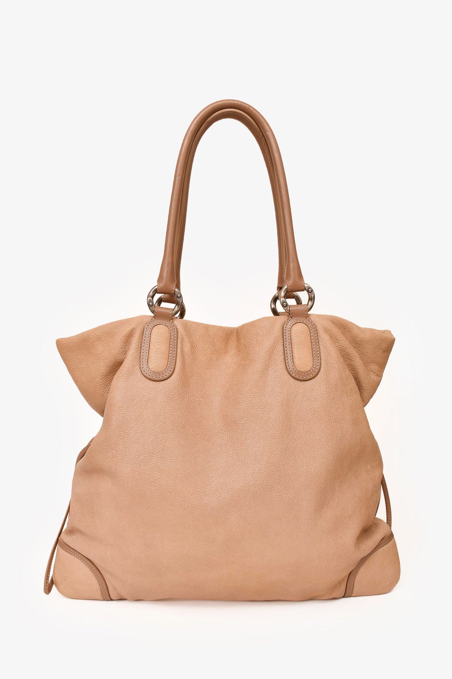 Chanel ™ 2010-11 Beige Washed Leather Drawstring Accessory