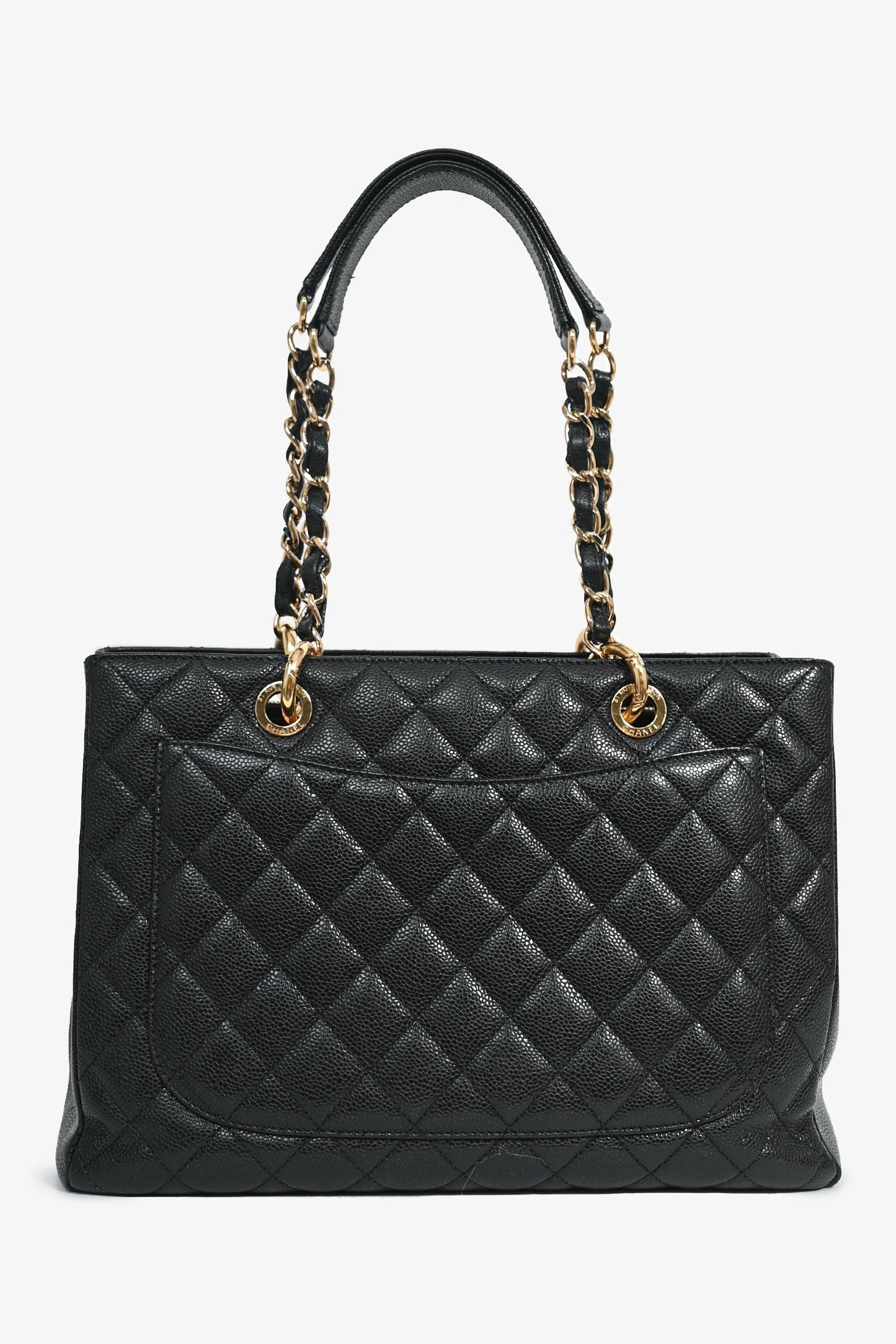 Chanel ™ 2011-12 Black Caviar Leather Grand Shopping Tote GHW