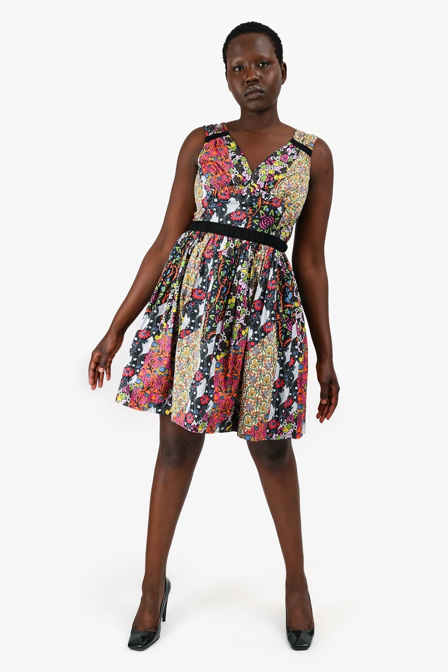 Prada Handbag X Holiday & Floral Sundress Brown