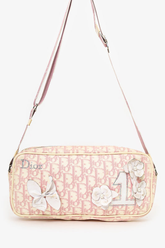 Dior Handbag Christian No.1 Flower Girly issimo Pochette Pink
