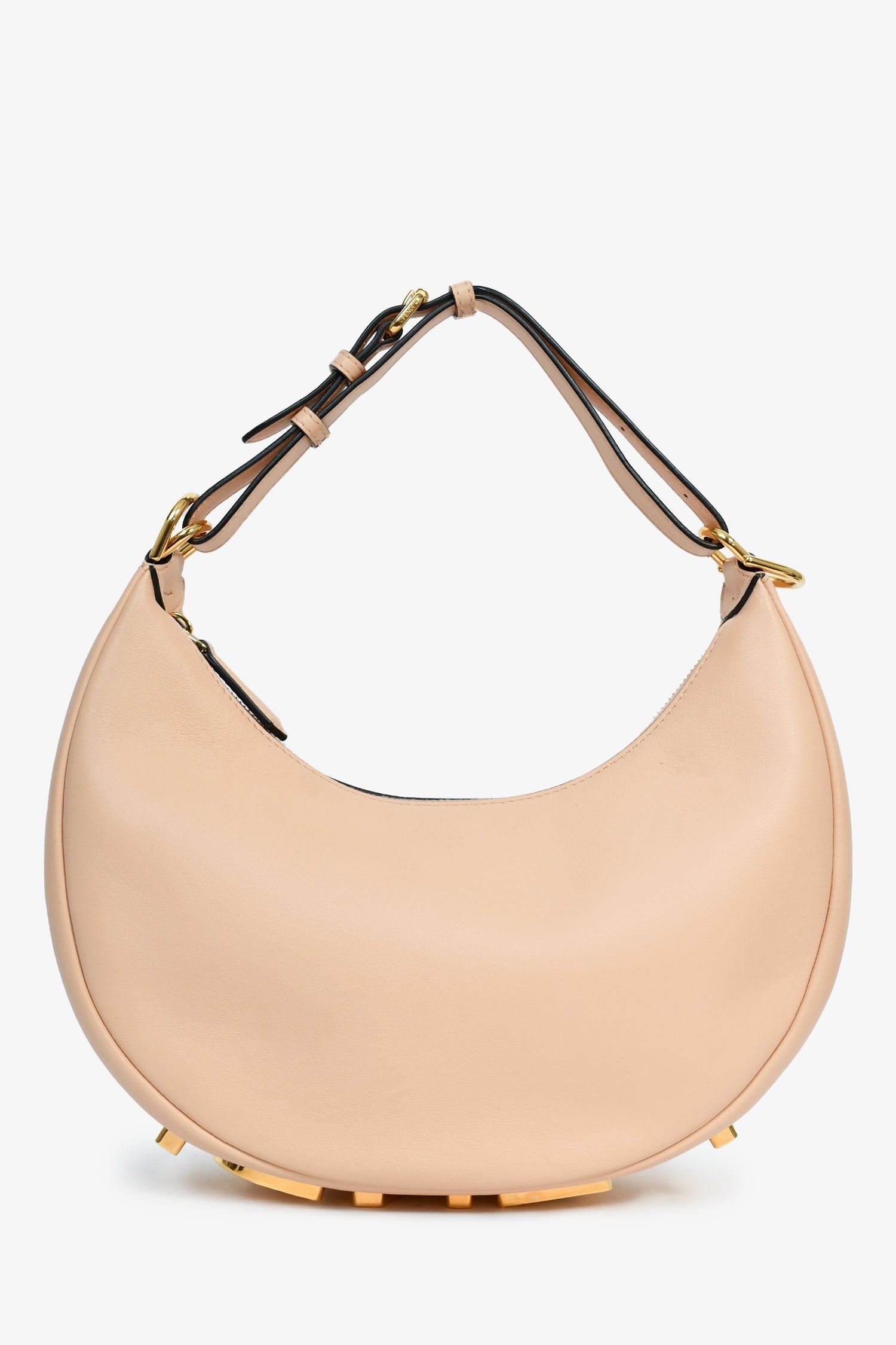 Fendi Shoulder Bag Peach 'graphy' Leather