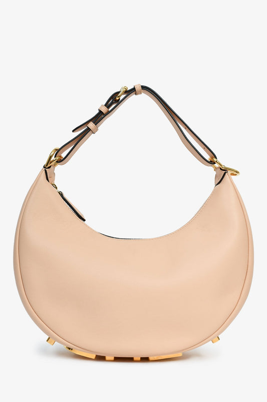 Fendi Shoulder Bag Peach 'graphy' Leather