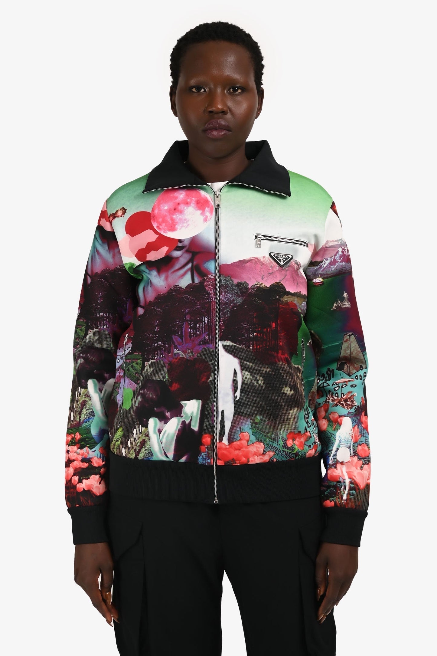 Prada Handbag Multicolour Psychedelic Track Jacket