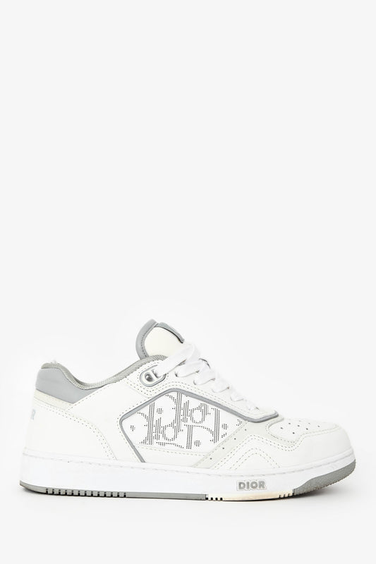 Dior Shoe Christian Oblique Low-Top Sneaker Leather White Shoes