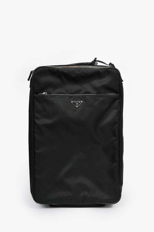 Prada Handbag 22" Roller Suitcase Nylon Black