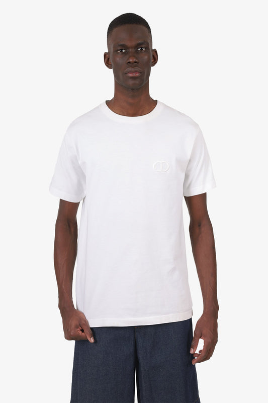Dior Handbag Christian 'CD' T- Shirt White