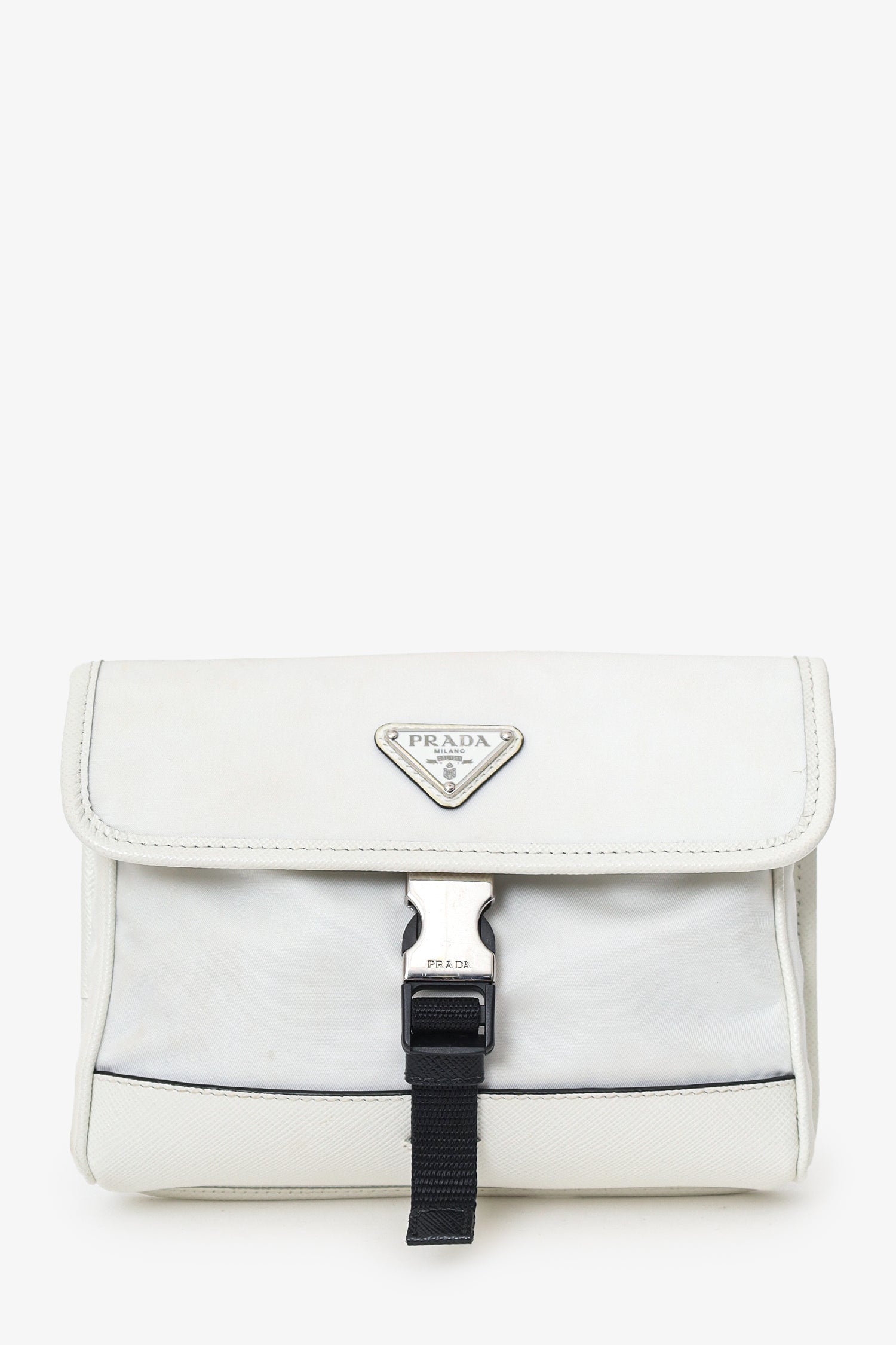 Prada Crossbody Bag Re- Smartphone Leather Nylon Saffiano