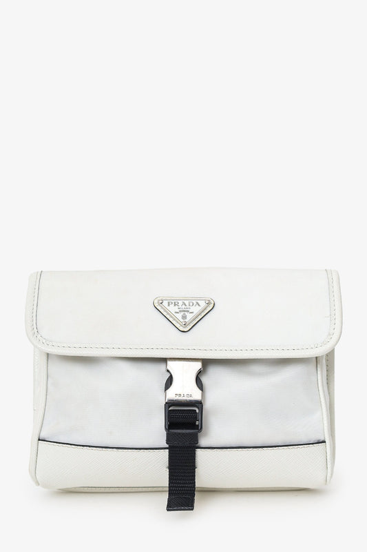 Prada Crossbody Bag Re- Smartphone Leather Nylon Saffiano