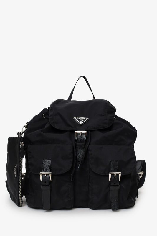 Prada Backpack Re- with Pouch Nylon