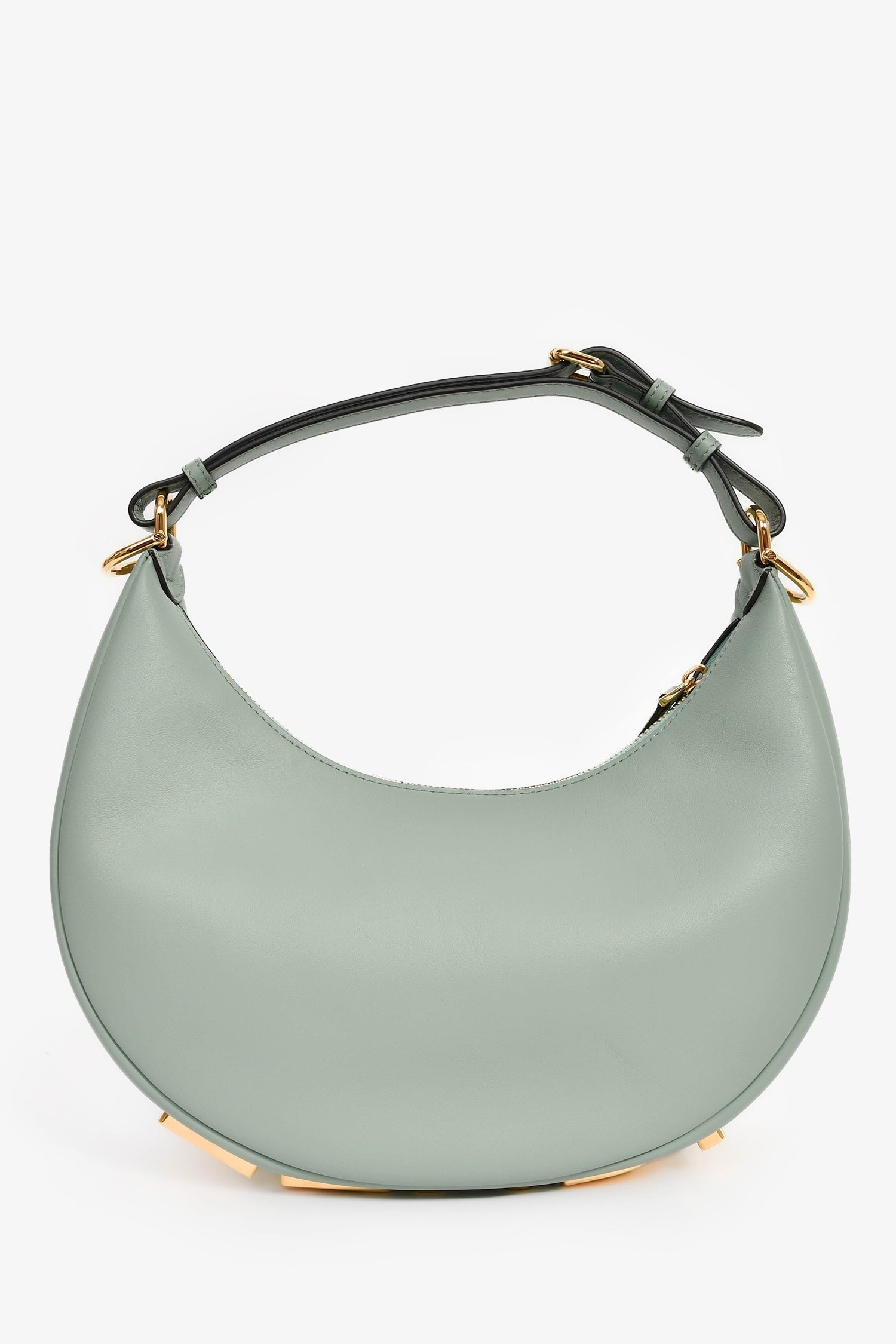 Fendi graphy Shoulder Bag Leather Blue