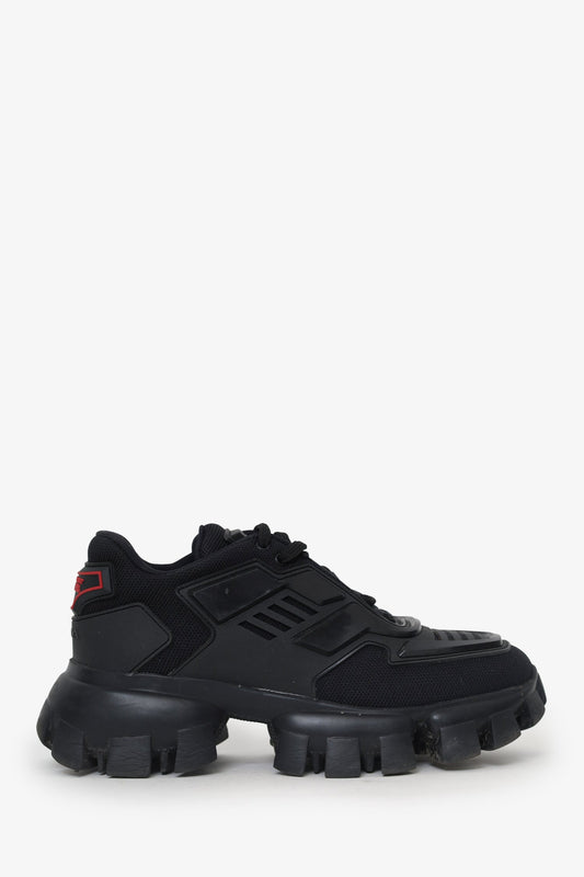 Prada Handbag Cloudburst Thunder Sneaker Black Shoes
