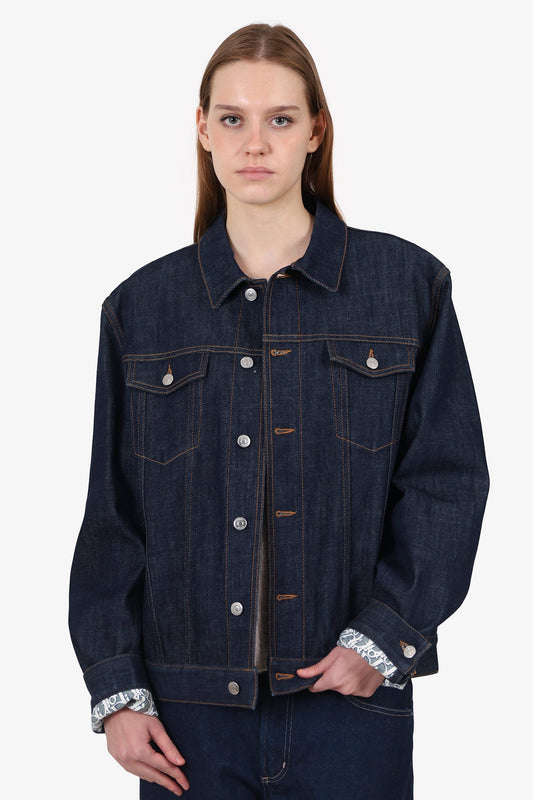 Dior Handbag Dark Jacket Denim