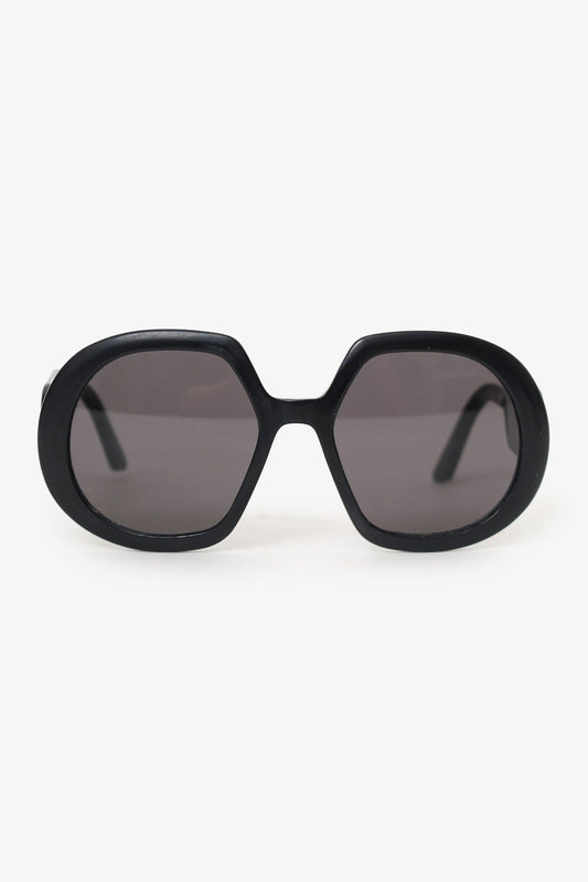 Dior Handbag Christian Oversized Sunglasses Black
