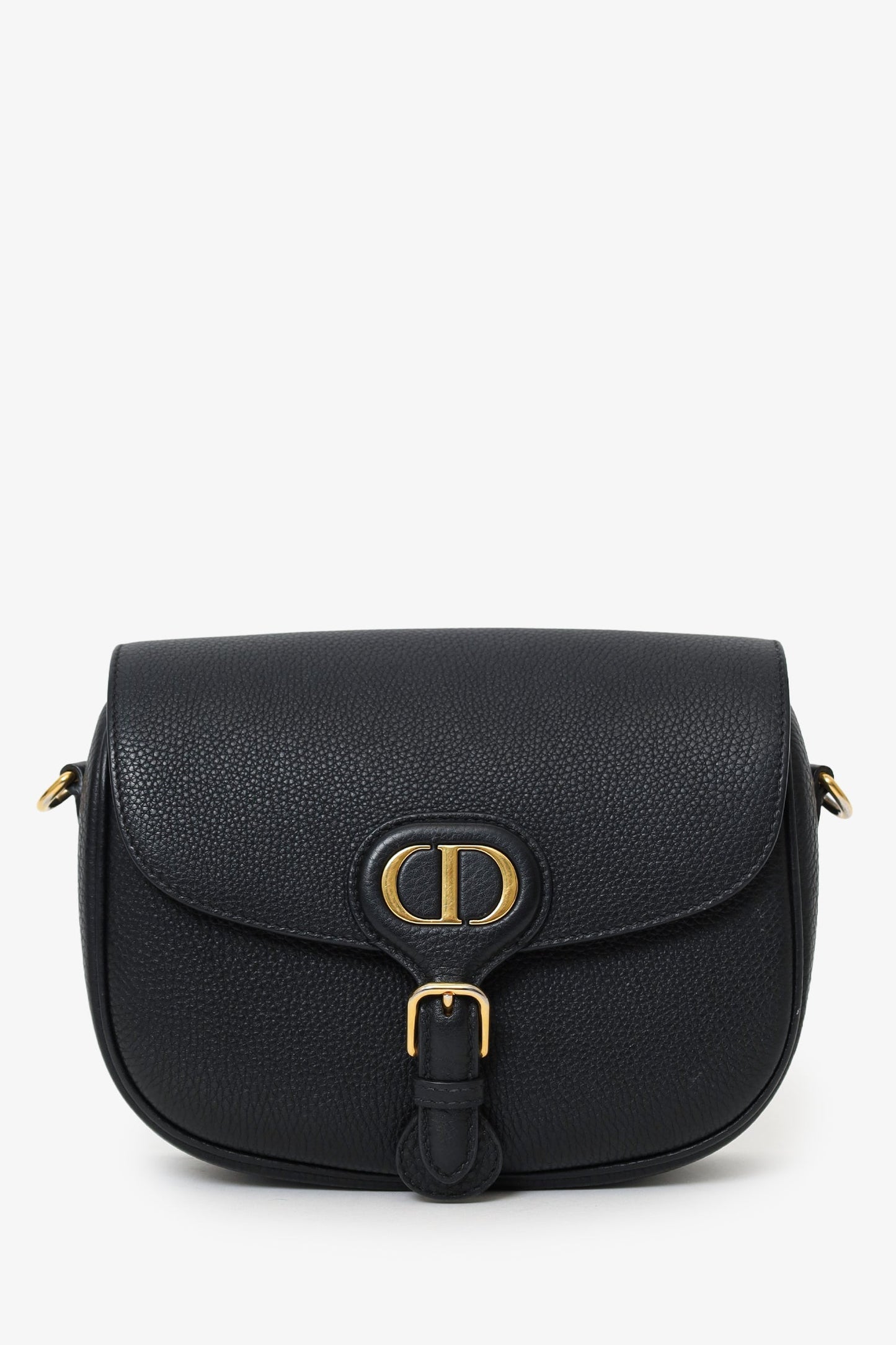 Dior Crossbody Bag Christian Bobby Bag Leather Black Medium