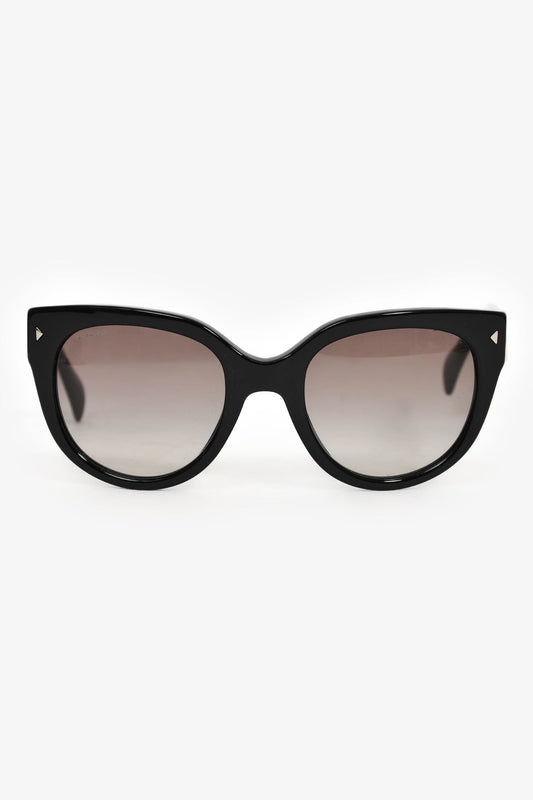 Prada Handbag Acrylic Oversized Sunglasses Black